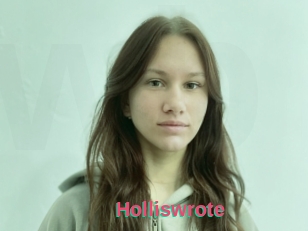 Holliswrote